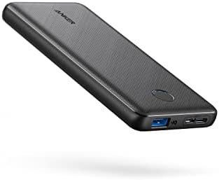Anker Portable Charger, Power Bank, 10,000 mAh Battery Pack with PowerIQ Charging Technology and USB-C (Input Only) for iPhone 15/15 Plus/15 Pro/15 Pro Max, iPhone 14/13 Series, Samsung Galaxy 13
