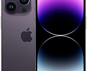Apple iPhone 14 Pro, 512GB, Deep Purple – Unlocked (Renewed)