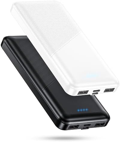 Feeke Portable-Charger-Power-Bank - 2 Pack 15000mAh Dual USB Power Bank Output 5V3.1A Fast Charging Portable Charger Compatible with Smartphones and All USB Devices 17