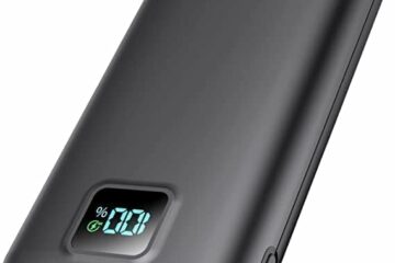 Portable-Charger-Power-Bank – 40000mAh Power Bank PD 30W and QC 4.0 Quick Charging Built-in Bright flashlight LED Display 2 USB 1Type-C Output for Most Electronic Devices on The Market(Carbon Black)
