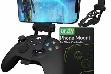 Xbox Series X Controller Mobile Gaming Clip, Xbox Controller Phone Mount Adjustable Phone Holder Clamp Compatible with Xbox Series X|S, Xbox One, Xbox One S, Xbox One X – Carbon Black